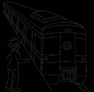 Раскраска Поезд метро