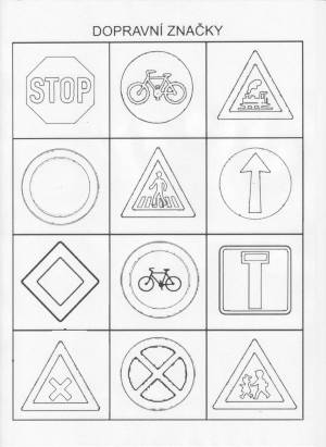 Раскраски Дорожные знаки для детей 5 6 лет
