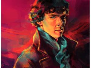 Картина по номерам Paintboy Шерлок Холмс, 40x50 см