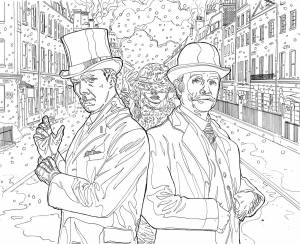 Рисунки на тему Шерлок Холмс