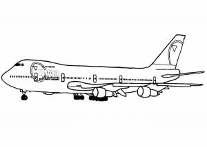 Раскраски Боинг 747
