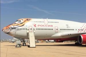 Россия» перекрасила «Боинг-747» в амурского тигра