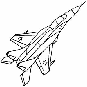 Pаскраска Военный самолет 141061