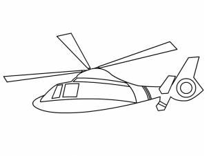 Раскраска Вертолёт для детей   для мальчиков малышей