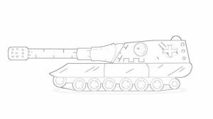 Jagdpanzer E-100 Gerand Раскраска в 2023 г