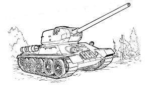 Танк т-34 ссср танки т-34 ссср для мальчиков Раскраски для детей мальчиков