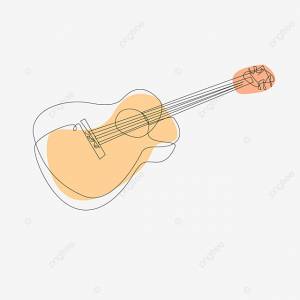 рисунок абстрактный непрерывный однопутный гитара скрипка музыкальные инструменты   картины на стенах PNG , рисунок на гитаре, рисунок крыла, музыкальное рисование PNG картинки и пнг рисунок для й загрузки