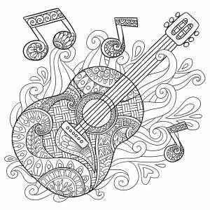 Музыкальные раскраски