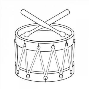 Раскраски Музыкальные инструменты