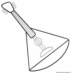 Рисунки музыкальных инструментов для детей