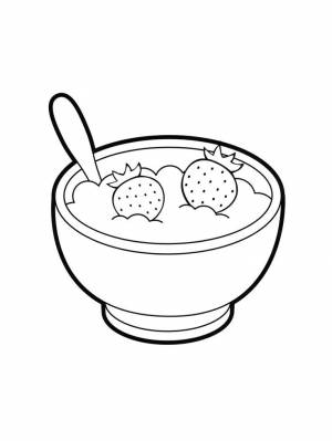 Раскраски Каша