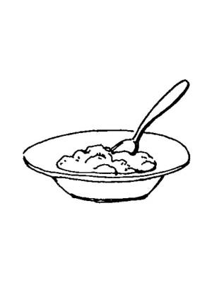 Каши рисунок карандашом легкий