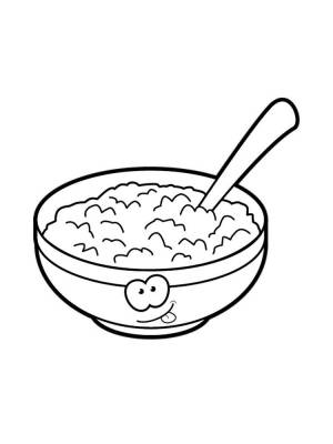 Раскраска Каша