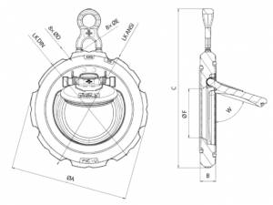 PRAHER PLASTICS K6 DN40 PVC d 50-1 1
