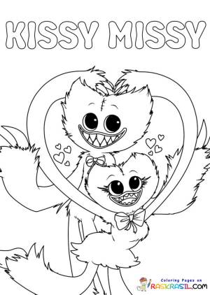 Раскраски Киси Миси