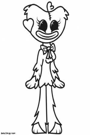 Раскраски Кисси Мисси в полный рост