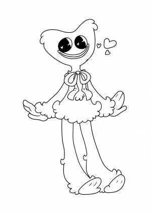 Раскраска Киси Миси