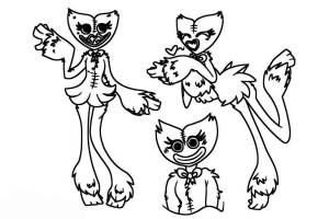 Раскраска Киси Миси