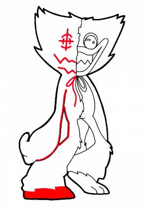 Раскраска хаги ваги и кисси мисси