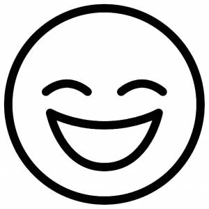 Раскраски Раскраска Радостный смайл смайлики, Сайт раскрасок