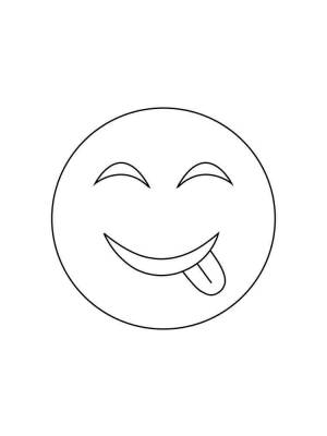 Раскраски Смайлики