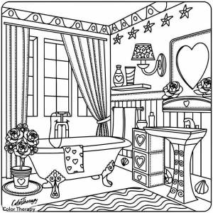 Комната раскраска