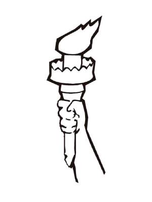 Раскраски Факел