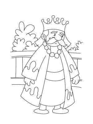 Раскраски Король   в формате