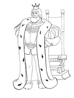 Раскраски Король