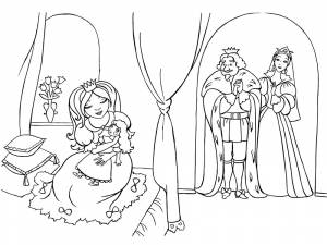 Раскраска Королева