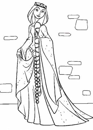 Раскраска королева Элинор