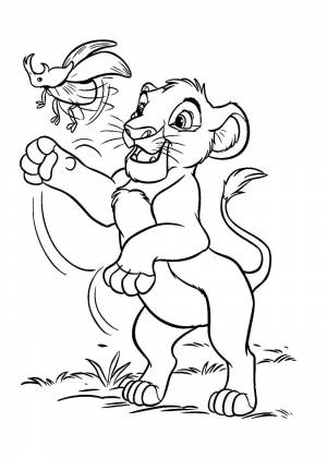 Раскраски Король Лев