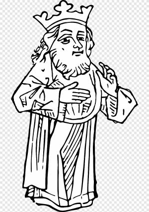 средневековье, король, корона, игральные карты, штриховой рисунок, рисование, png