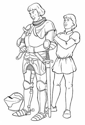 Раскраска Король