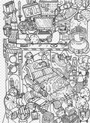 Рисунок Doodle Книжка-раскраска Космос, Керби Розанес, текст, монохромный, взрослый png