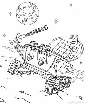 Раскраски ко Дню космонавтики для школьников 1-4 класса