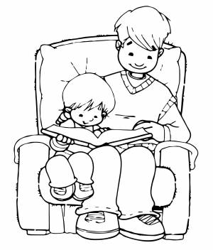 Папа читает сказки