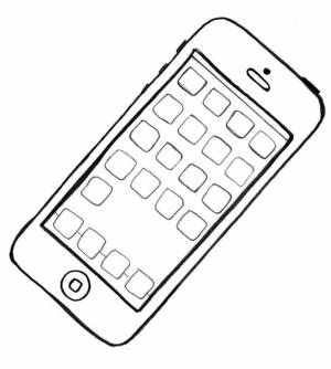 Раскраски смартфон