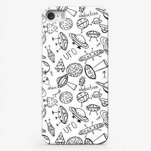 Чехол iPhone «НЛО UFO раскраска»