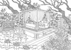 ИНТЕРЬЕР КОМНАТЫ  РАСКРАСКИ