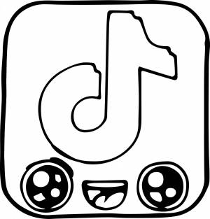 Раскраска тик ток