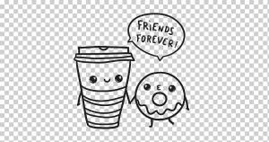 Dunkin 'Donuts Арни пончик Кофе и пончики Книжка-раскраска, Кофе и пончики, png