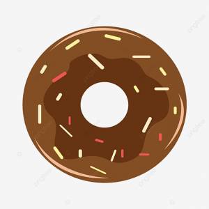 шоколадный пончик PNG , пончики здесь, шоколад, пончики PNG картинки и пнг рисунок для й загрузки