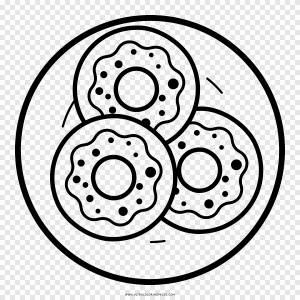 Раскраски пончики Берлинер Рисование Чамбелла, другие, белый, ребенок png