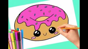 КАК НАРИСОВАТЬ КАВАЙНЫЙ ПОНЧИК