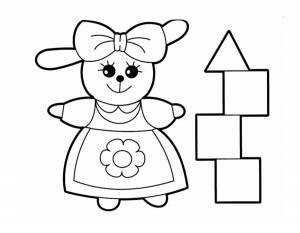 Раскраска Кукла