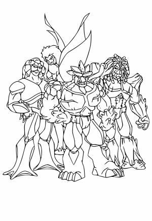 Раскраска Гормити Персонажи