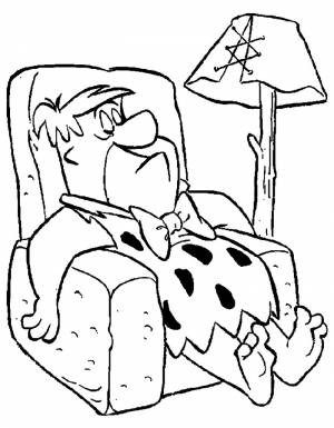 Раскраска Флинстоуны