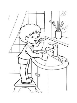 Раскраски Гигиена