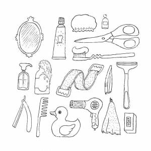 Раскраски Личная гигиена